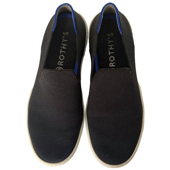 Rothys The Original Slip On Sneaker in Black Size 6.5 - Picture 8 of 10